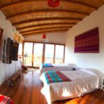 triple ocean view bedroom at surf house peru
