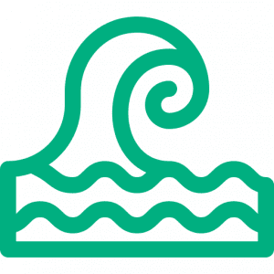 big waves icon