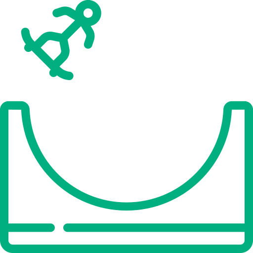 skate bowl icon